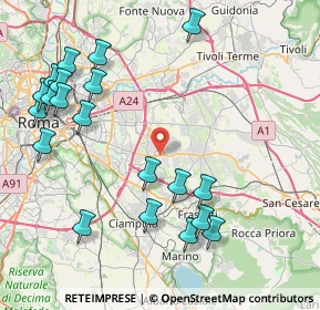 Mappa 00133 Roma RM, Italia (10.408)