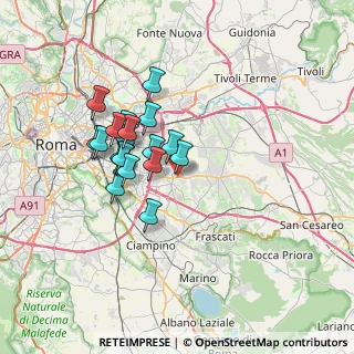 Mappa 00133 Roma RM, Italia (6.03842)