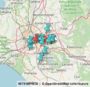 Mappa 00133 Roma RM, Italia (7.4725)