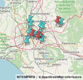 Mappa 00133 Roma RM, Italia (9.91154)