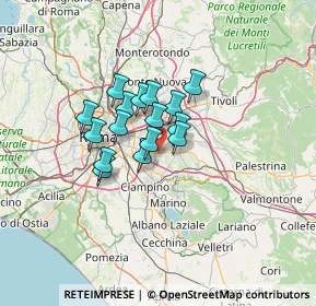 Mappa 00133 Roma RM, Italia (9.09438)