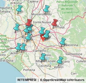 Mappa 00133 Roma RM, Italia (15.04625)