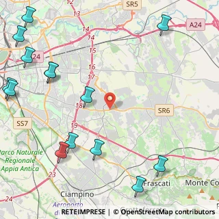 Mappa 00133 Roma RM, Italia (6.79571)