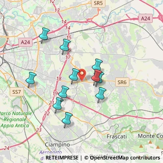 Mappa 00133 Roma RM, Italia (3.48545)