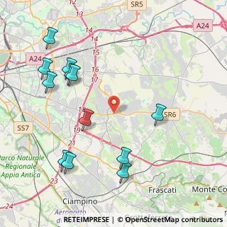 Mappa 00133 Roma RM, Italia (5.14333)