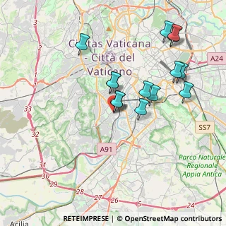 Mappa Via Pietro Paleocapa, 00149 Roma RM, Italia (3.84714)
