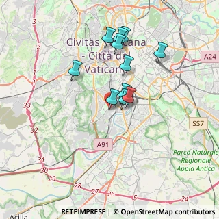 Mappa Via Pietro Paleocapa, 00149 Roma RM, Italia (3.23273)