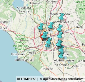 Mappa Via Guglielmo Mengarini, 00149 Roma RM, Italia (10.78077)