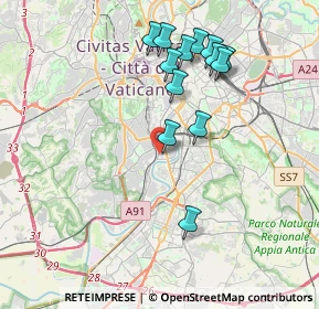 Mappa Via Cardano Gerolamo, 00146 Roma RM, Italia (3.97692)