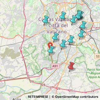 Mappa Via Lorenzo Rocci, 00151 Roma RM, Italia (5.08143)