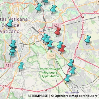 Mappa Via Monte Porzio, 00178 Roma RM, Italia (5.4335)
