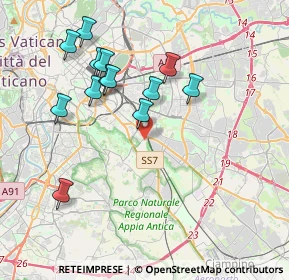 Mappa Via Monte Porzio, 00178 Roma RM, Italia (4.02615)