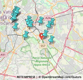 Mappa Via Monte Porzio, 00178 Roma RM, Italia (4.79278)