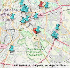 Mappa Via Monte Porzio, 00178 Roma RM, Italia (4.81941)