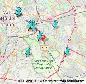 Mappa Via Monte Porzio, 00178 Roma RM, Italia (4.60091)