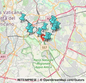 Mappa Via Monte Porzio, 00178 Roma RM, Italia (2.635)