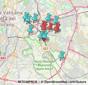 Mappa Via Monte Porzio, 00178 Roma RM, Italia (3.00714)