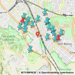Mappa Via Monte Porzio, 00178 Roma RM, Italia (0.998)