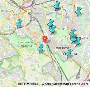 Mappa Via Monte Porzio, 00178 Roma RM, Italia (2.39455)