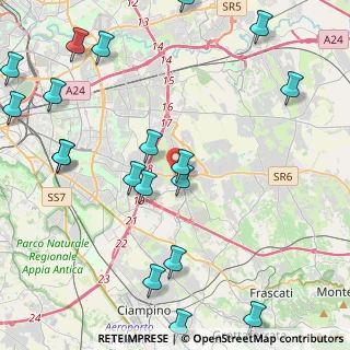 Mappa Via del Casale del Torraccio, 00183 Roma RM, Italia (6.05211)