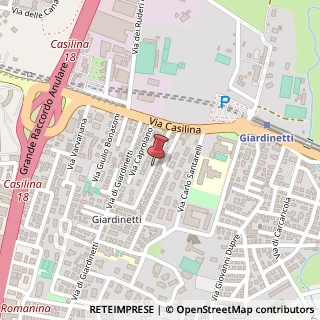 Mappa Via Gian Cristoforo Romano, 68, 00133 Roma, Roma (Lazio)