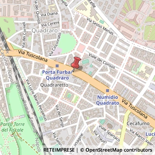 Mappa Via Tuscolana, 942/B/14, 00174 Roma, Roma (Lazio)