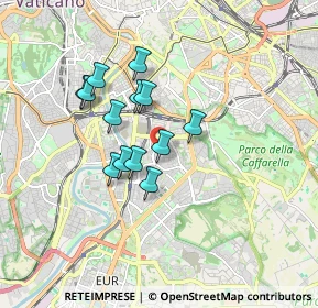 Mappa Via Guidotti Obizzo, 00154 Roma RM, Italia (1.44846)