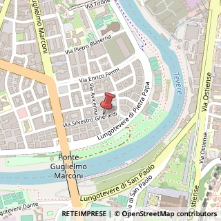 Mappa Via Silvestro Gherardi,  80, 00146 Roma, Roma (Lazio)