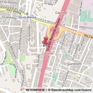 Mappa Via Orazio Manenti, 41, 00169 Roma, Roma (Lazio)