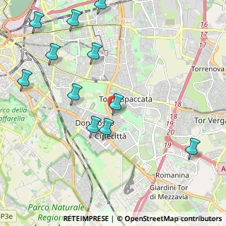 Mappa Via Carlo Fadda, 00173 Roma RM, Italia (2.66636)
