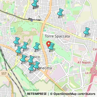 Mappa Via Filomusi Guelfi, 00173 Roma RM, Italia (1.36308)