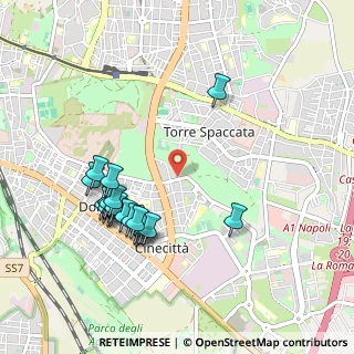 Mappa Via Giuseppe Saredo, 00173 Roma RM, Italia (1.06)