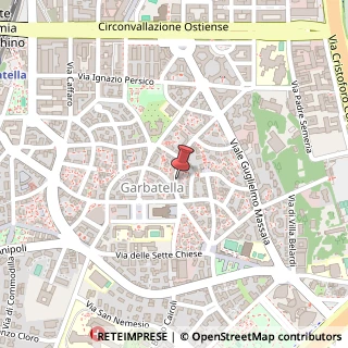 Mappa Via Roberto De Nobili,  3, 00154 Roma, Roma (Lazio)