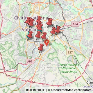 Mappa Via Roberto de Nobili, 00154 Roma RM, Italia (3.39941)