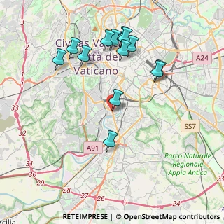 Mappa Via Enriques Federico, 00146 Roma RM, Italia (4.32615)