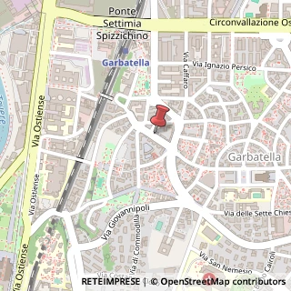 Mappa Via Luigi Fincati,  22, 00154 Roma, Roma (Lazio)