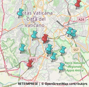 Mappa Quartiere XI Portuense, 00146 Roma RM, Italia (4.29462)