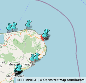 Mappa Localita di, 71010 Vieste FG, Italia (25.169)