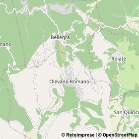 Mappa Olevano Romano
