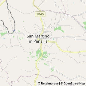 Mappa San Martino in Pensilis