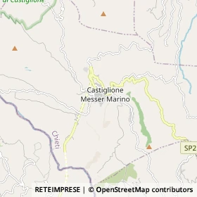 Mappa Castiglione Messer Marino