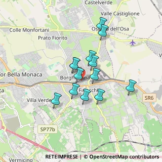 Mappa Via Bompietro, 00132 Roma RM, Italia (1.41923)