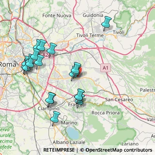 Mappa Via Bompietro, 00132 Roma RM, Italia (9.0395)