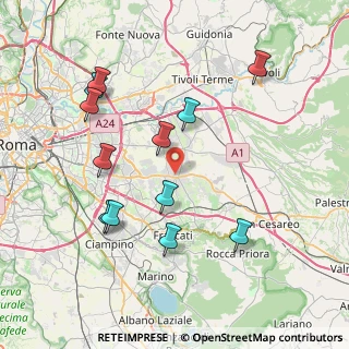 Mappa Via Bompietro, 00132 Roma RM, Italia (8.63333)