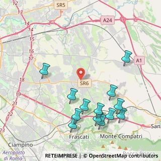 Mappa Via Bompietro, 00132 Roma RM, Italia (5.04231)