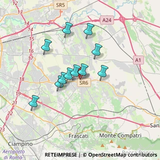 Mappa Via Bompietro, 00132 Roma RM, Italia (3.12545)