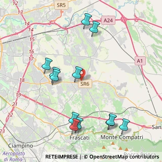Mappa Via Bompietro, 00132 Roma RM, Italia (5.0025)