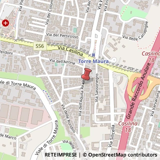 Mappa Via dell'Aquila Reale, 23, 00169 Roma, Roma (Lazio)