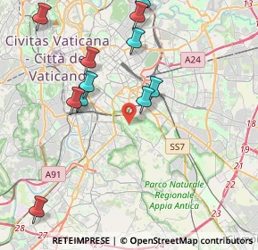 Mappa Via della Caffarella, 00178 Roma RM, Italia (5.025)