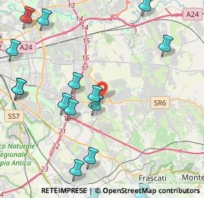 Mappa Via dei Torraccio di Torrenova, 00133 Roma RM, Italia (6.02353)